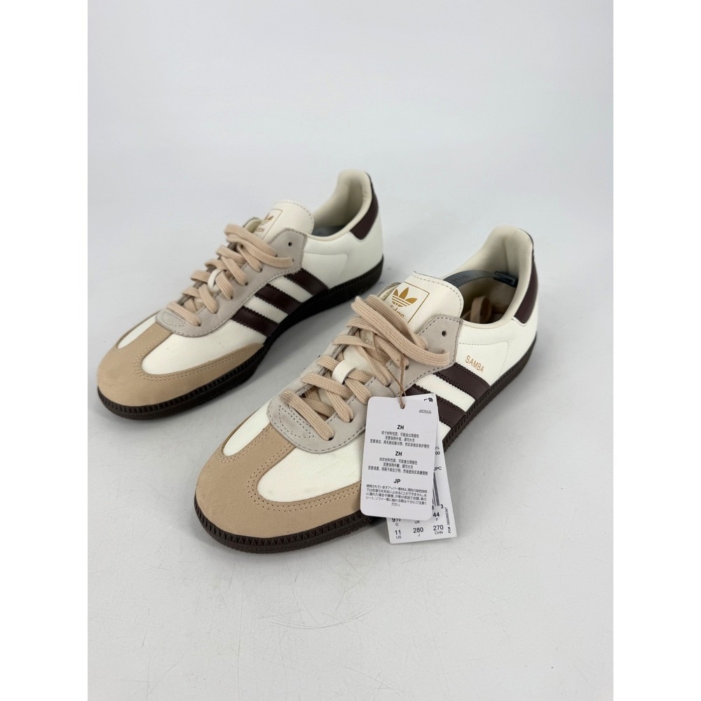 NWT adidas Samba OG Mens 11 Off White Earth Strata JI1991 Sneakers Blokecore - Picture 4 of 13